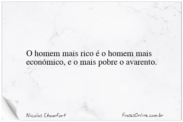 Frase de Nicolas Chamfort