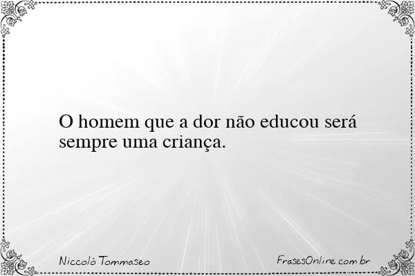 Frase de Niccolò Tommaseo