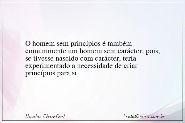 Frase de Nicolas Chamfort