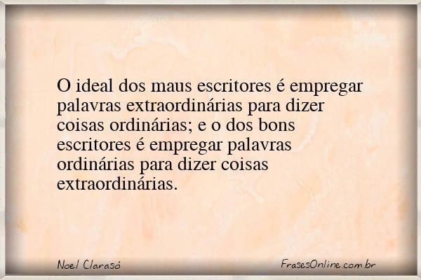 Frase de Noel Clarasó