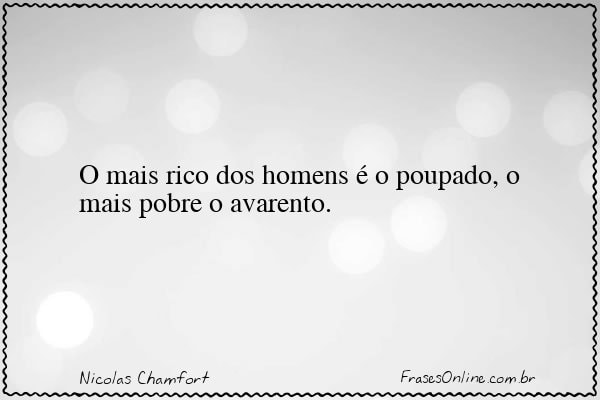 Frase de Nicolas Chamfort