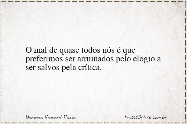 Frase de Norman Vincent Peale