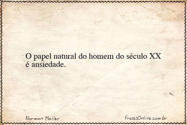 Frase de Norman Mailer