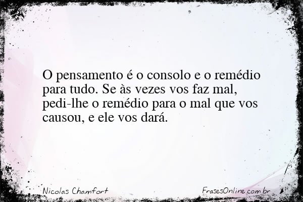 Frase de Nicolas Chamfort
