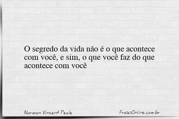 Frase de Norman Vincent Peale