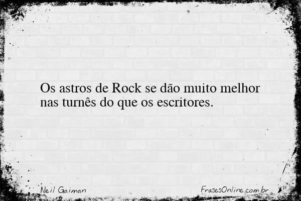 Frase de Neil Gaiman