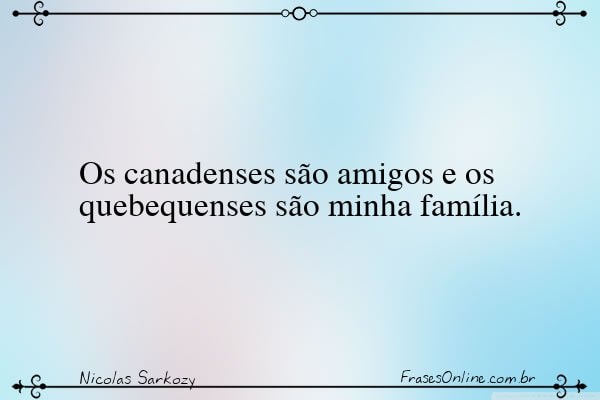 Frase de Nicolas Sarkozy