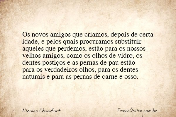 Frase de Nicolas Chamfort