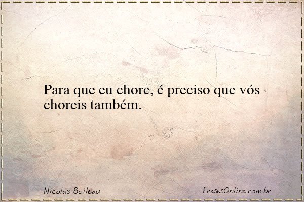 Frase de Nicolas Boileau