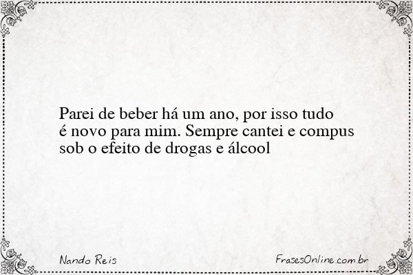 Frase de Nando Reis