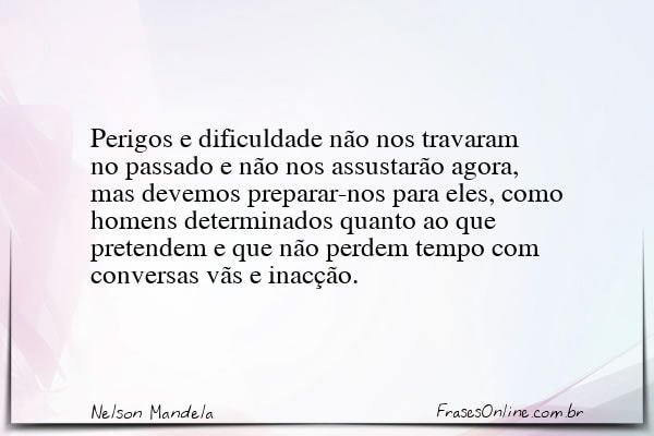 Frase de Nelson Mandela