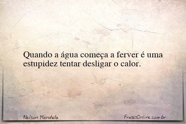 Frase de Nelson Mandela