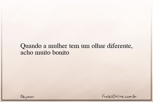 Frase de Neymar