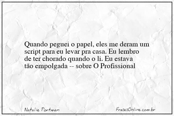 Frase de Natalie Portman