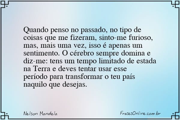 Frase de Nelson Mandela