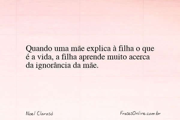 Frase de Noel Clarasó