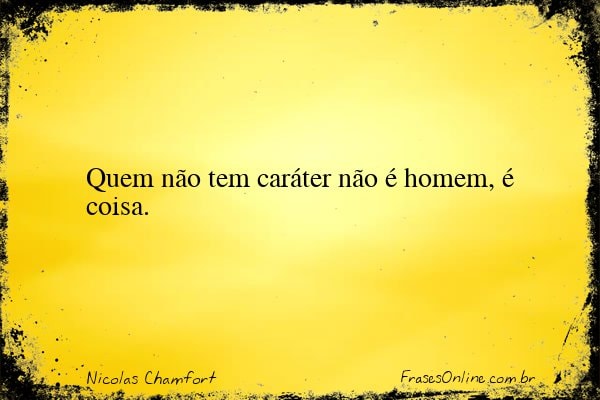 Frase de Nicolas Chamfort