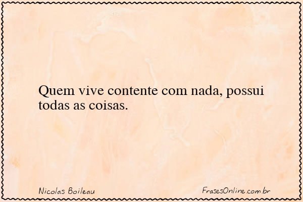 Frase de Nicolas Boileau