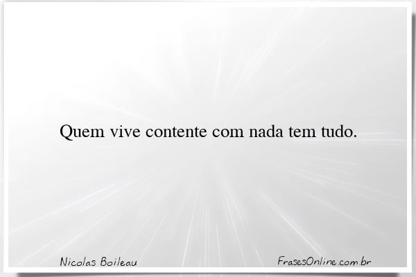 Frase de Nicolas Boileau