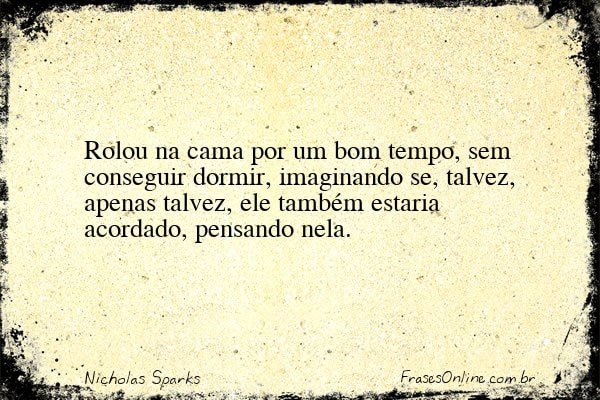 Frase de Nicholas Sparks