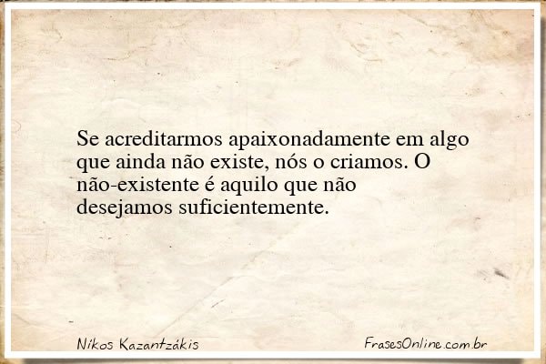 Frase de Níkos Kazantzákis