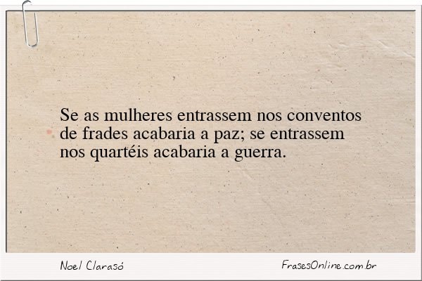 Frase de Noel Clarasó