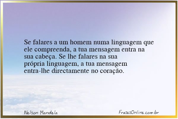 Frase de Nelson Mandela