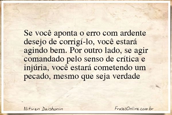 Frase de Nitiren Daishonin