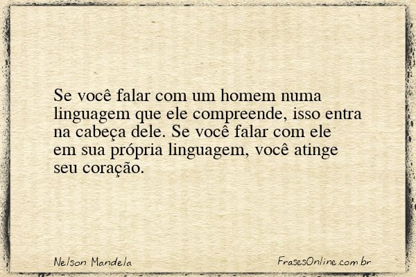 Frase de Nelson Mandela
