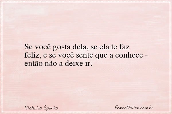 Frase de Nicholas Sparks