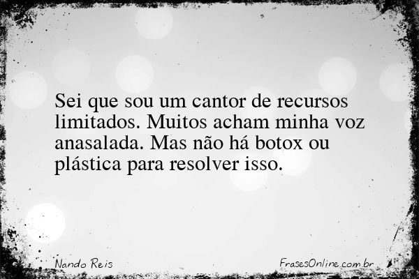 Frase de Nando Reis