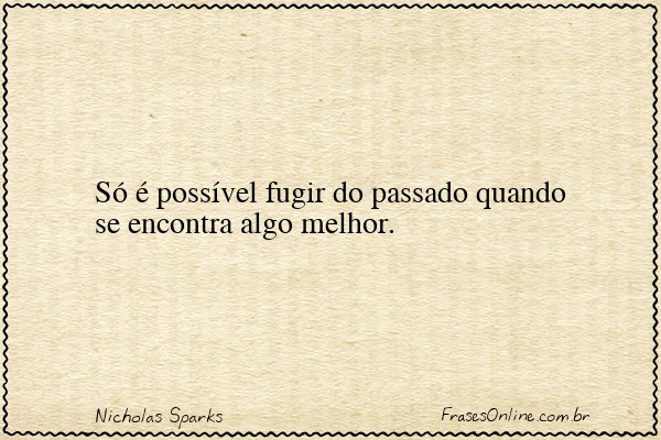 Frase de Nicholas Sparks