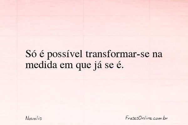 Frase de Novalis