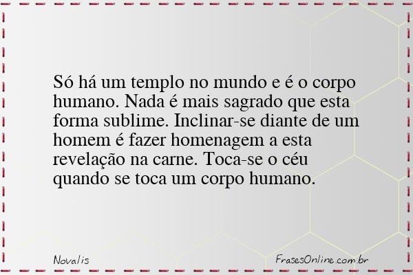 Frase de Novalis