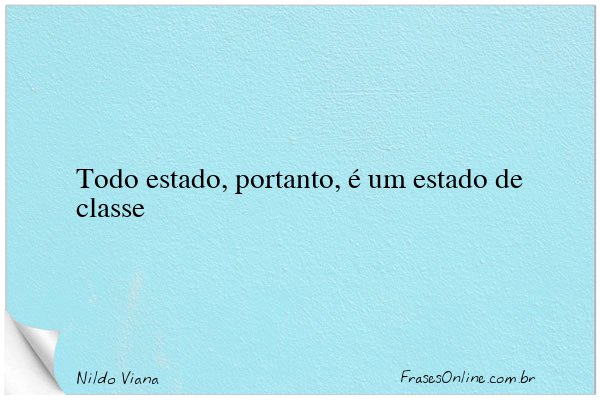 Frase de Nildo Viana