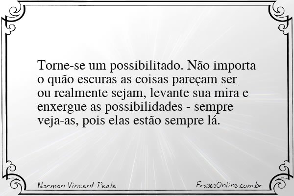 Frase de Norman Vincent Peale