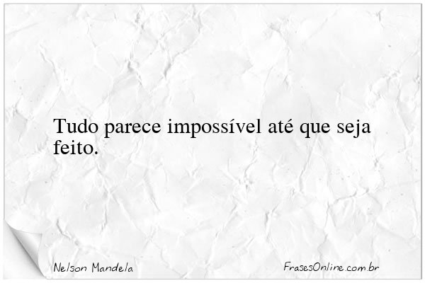 Frase de Nelson Mandela