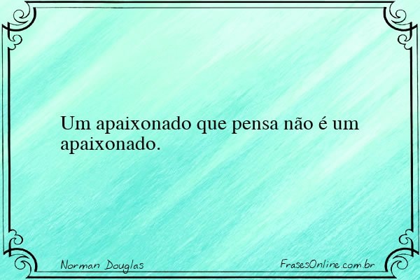 Frase de Norman Douglas