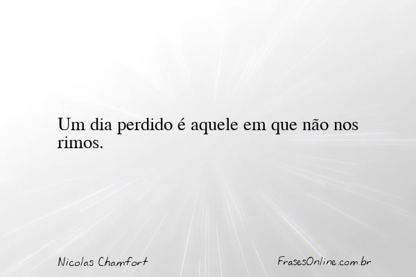 Frase de Nicolas Chamfort