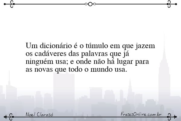 Frase de Noel Clarasó