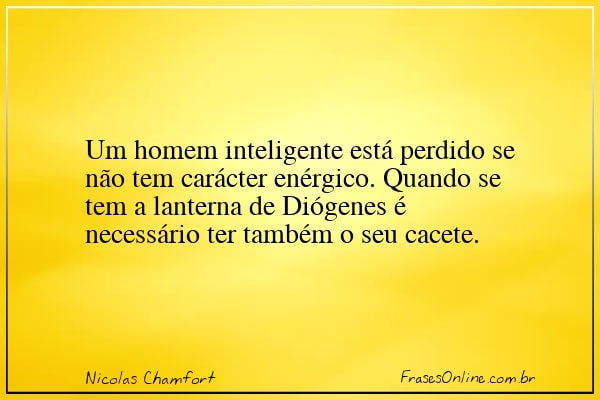 Frase de Nicolas Chamfort