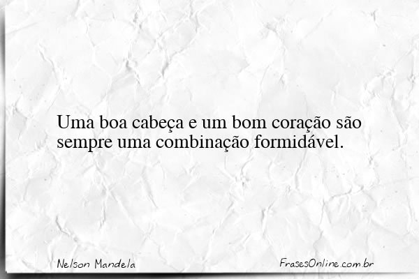 Frase de Nelson Mandela