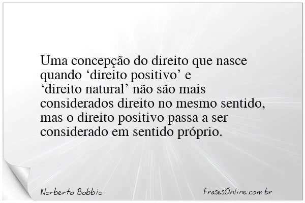 Frase de Norberto Bobbio