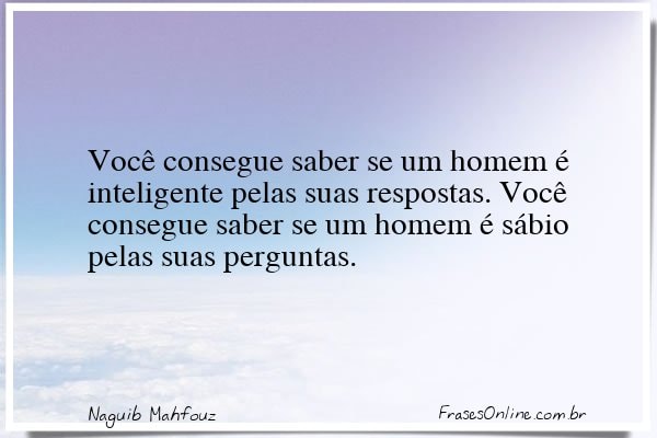 Frase de Naguib Mahfouz