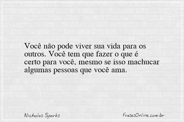 Frase de Nicholas Sparks