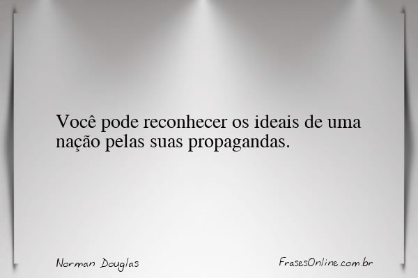Frase de Norman Douglas