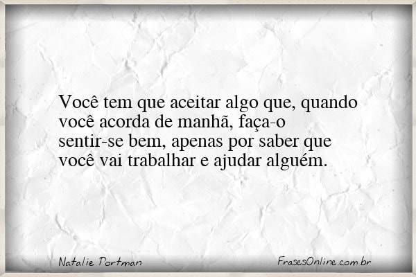 Frase de Natalie Portman