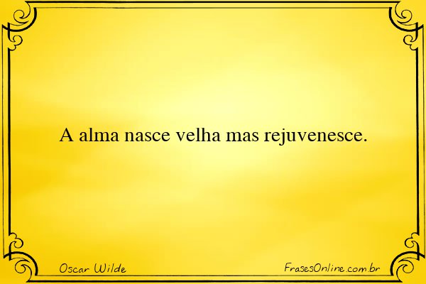 Frase de Oscar Wilde