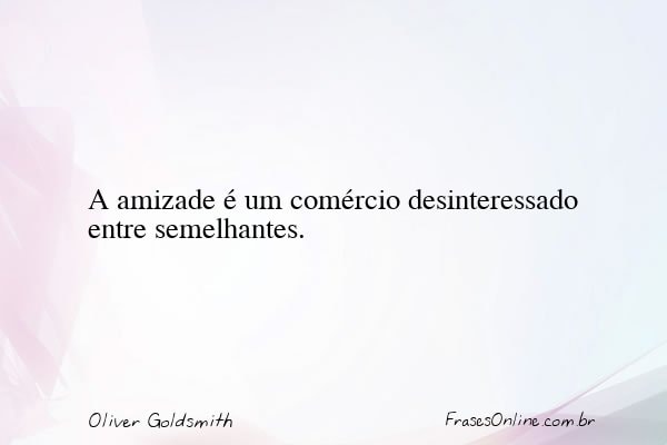 Frase de Oliver Goldsmith