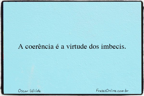 Frase de Oscar Wilde
